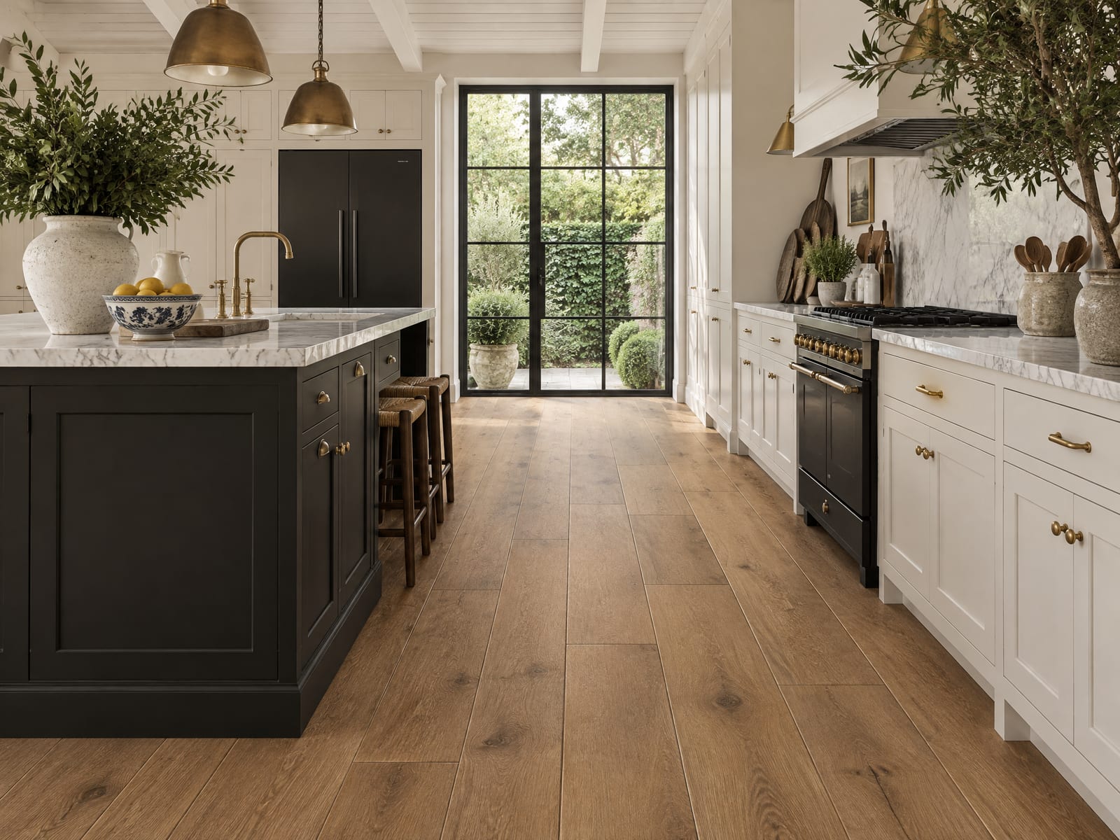 Amber Oak Floorious Matte XL flooring installed in a room